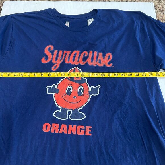 Syracuse T-Shirt Men’s Size 3XL Color Blue Orange Distressed Graphics T-Shirt - Picture 8 of 10